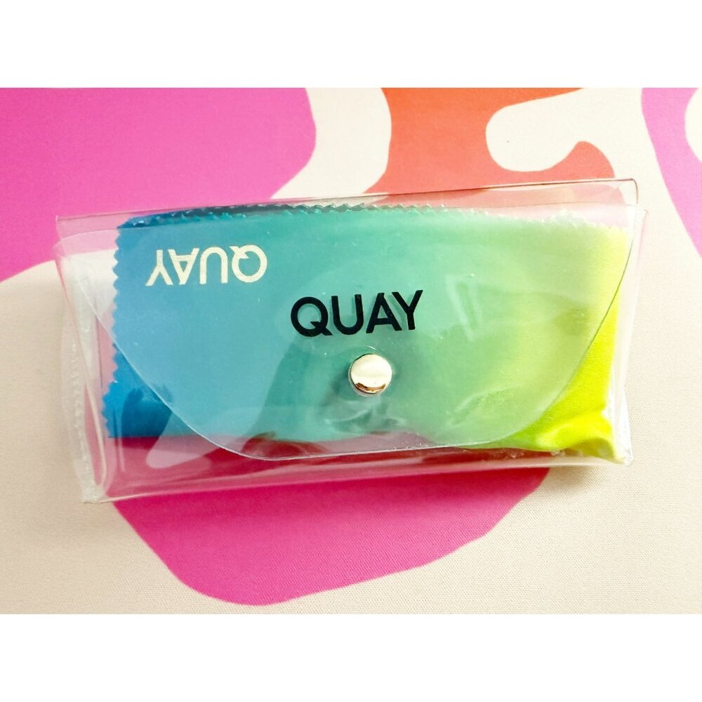 SOLD QUAY Unisex Nightfall Medium 49mm Shield Sunglasses 1212 - Picture 9 of 12